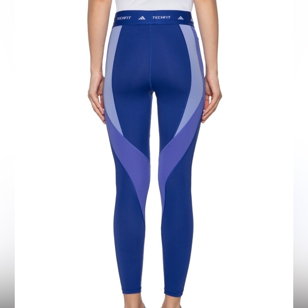 Adidas Activewear Colorblock Leggings Women Size Large - Picture 3 of 5